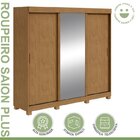 Conjunto De Guarda-roupa 3 Portas 3 Gavetas Saion Plus 1 Port