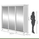 Conjunto De Guarda-roupa 3 Portas 3 Gavetas Saion Plus Super