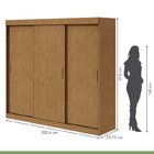 Conjunto De Guarda-roupa 3 Portas 3 Gavetas Saion Plus e Cômo