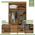Conjunto De Guarda-roupa 4 Portas 2 Gavetas Zeus Com Espelho