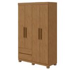 Conjunto De Guarda-roupa 4 Portas 2 Gavetas Zeus Com Pés e Cô