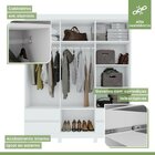 Conjunto De Guarda-roupa 6 Portas 4 Gavetas Zeus Com Espelho