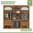 Conjunto De Guarda-roupa 6 Portas Áries E Cômoda Da Vinci Com