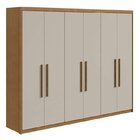 Conjunto De Guarda-roupa 6 Portas Áries E Cômoda Toronto Amên