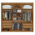 Conjunto De Guarda-roupa 6 Portas Áries E Cômoda Toronto Amên