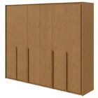 Conjunto De Guarda-roupa 6 Portas Imperatore Com Cômoda Toron