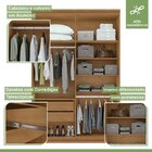 Conjunto De Guarda-roupa Alonzo Com Espelho E Cômoda Da Vinci