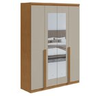 Conjunto De Guarda-roupa Alonzo Com Espelho E Cômoda Da Vinci