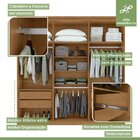 Conjunto De Guarda-roupa Alonzo Com Espelho E Cômoda Da Vinci