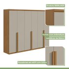 Conjunto De Guarda-roupa Alonzo E Cômoda Toronto Amêndoa Clea