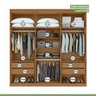 Conjunto De Guarda-roupa Alonzo E Cômoda Toronto Amêndoa Clea