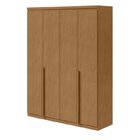 Conjunto De Guarda-roupa Alonzo E Cômoda Toronto Amêndoa Clean