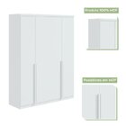 Conjunto De Guarda-roupa Alonzo E Cômoda Toronto Branco