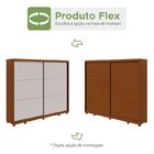 Conjunto De Guarda-roupa Casal 2 Portas 6 Gavetas 100% Mdf To