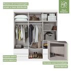 Conjunto De Guarda-roupa Casal Com Espelho 6 Portas 4 Gavetas