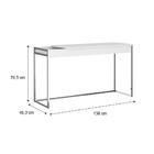 Conjunto De Home Office Atlanta Branco Carraro