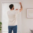 Conjunto De Instalação Para Cortina Persiana Horizontal Em Pv