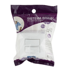 Conjunto de Interruptor Duplo Simples Sistema Brava Iriel