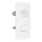 Conjunto de Interruptor Paralelo com Tomada 10A 4X2 Branco Gracia