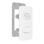 Conjunto de Interruptor Paralelo com Tomada 10A 4X2 Branco Gracia