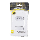 Conjunto de Interruptor Paralelo com Tomada 10A 4X2 Branco Gracia