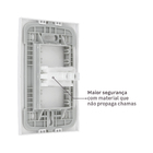 Conjunto de Interruptor Simples 10A Branco InovaPro Alumbra