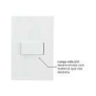 Conjunto de Interruptor Simples 10A Branco InovaPro Alumbra