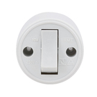 Conjunto de Interruptor Simples 10A Cinza Sobrepor Fame