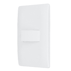 Conjunto de Interruptor Simples 16A/250V Branco Habitat Fame