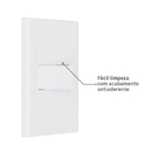 Conjunto de Interruptor Simples 16A/250V Branco Modulare Fame