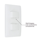 Conjunto de Interruptor Simples 16A/250V Habitat Fame