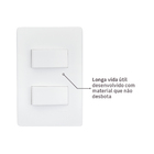 Conjunto de Interruptor Simples 16A/250V Habitat Fame