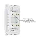 Conjunto de Interruptor Simples 16A/250V Habitat Fame