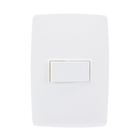 Conjunto de Interruptor Simples Branco S30 Simon