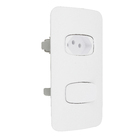 Conjunto de Interruptor Simples com Tomada 10A 4x2 Branco Gracia