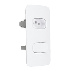 Conjunto de Interruptor Simples com Tomada 20A 4X2 Branco Gracia