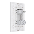 Conjunto de Interruptor Simples com Tomada Branco S35 Simon