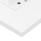 Conjunto de Interruptor Simples com Tomada Branco S35 Simon