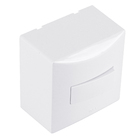 Conjunto de Interruptor Simples Sobrepor 220V Branco Brava! Iriel