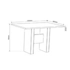 Conjunto De Jantar Jazz Mesa Retangular Com 4 Cadeiras Sol Me