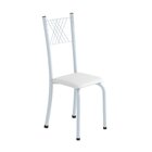 Conjunto De Jantar Mesa 120x75cm Tampo De Vidro Incolor Com 4