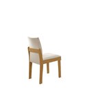 Conjunto De Jantar Mesa Áustria 0,90cm X 0,90cm Tampo Mdf/vid