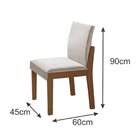 Conjunto De Jantar Mesa Bella Com 4 Cadeiras Mônaco Yescasa C