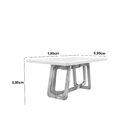 Conjunto De Jantar Mesa Com 6 Cadeiras Genova Cinamomo/imbuia