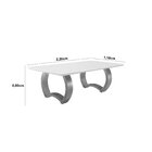 Conjunto De Jantar Mesa Com 8 Cadeiras Bari Cinamomo/imbuia/g