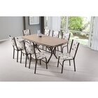 Conjunto De Jantar Mesa Damasco E 8 Cadeiras Novara Novabras