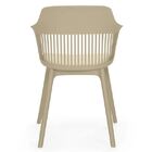 Conjunto De Jantar Mesa Eiffel Branco 110cm + 4 Cadeiras Marc