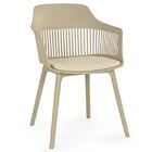 Conjunto De Jantar Mesa Eiffel Branco 110cm + 4 Cadeiras Marc