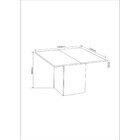 Conjunto De Jantar Mesa Quadrada Comander Com 8 Cadeiras Sol