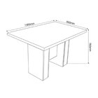 Conjunto De Jantar Mesa Retangular Piemonte Com 6 Cadeiras So